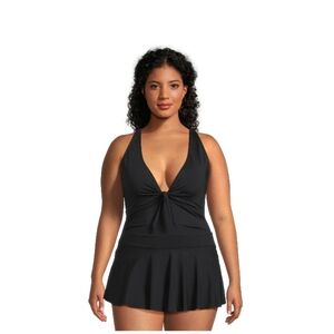 Catherine Malandrino Plus Size Halter Tankini Top. Size 3X